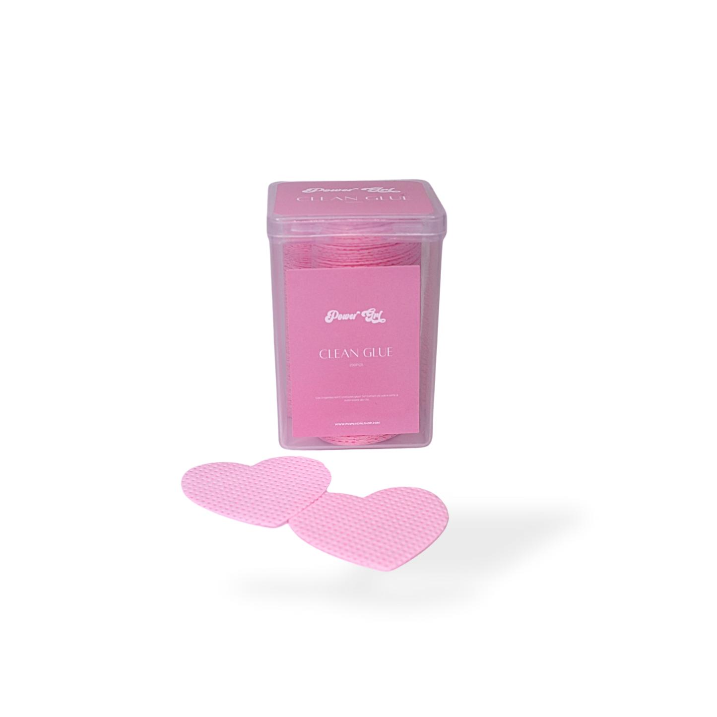 Clean Glue - Lingettes pour colle à extensions de cils Power Girl Shop